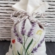 Lavender Embroidery Sachet - Lavender